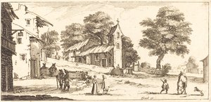 1635年以降の教会。 作： Unbekannt