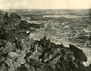 ウォーナンブールの海岸シーン、1901年。 作： Unbekannt