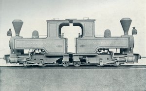 ダブル機関車、1922年。 作： Unbekannt