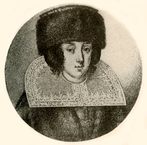 毛皮の帽子とマントルを身に着けたオランダ人女性、1644年、1937年。