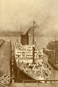 有名なフレンチライナー、パリ34,569トン、c1930。 作： Unbekannt