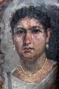 1世紀のテノスとしても知られるアリーヌのファイユームの肖像 作： Unbekannt