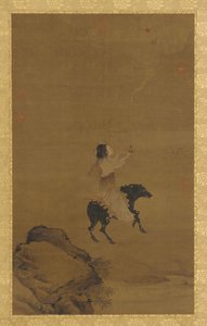 ブタの動物に描かれた女性の不滅、1368-1644。 作： Unbekannt