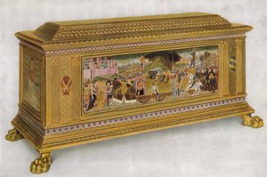 15世紀のフィレンツェのカッソーネ、1927年 作： Unbekannt
