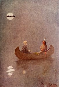 「シャドーランドでの釣り遠征」、1914年。