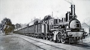 フランス国鉄の列車。 作： Unbekannt