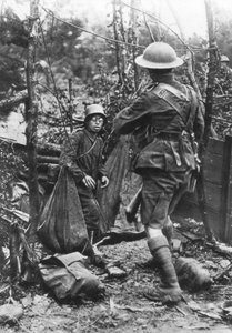 1918年7月18日、ドイツの兵士が降伏、アイネ、フランス、第一次世界大戦 作： Unbekannt