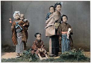子供のグループ、c1890 作： Unbekannt