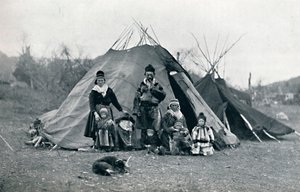 ラップランドの野営地、1912