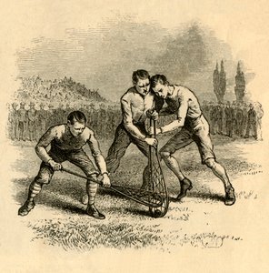 活気のあるスクリメージ、1881年。 作： Unbekannt