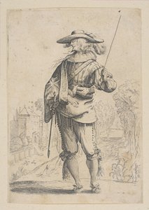 作物を手にした男、1629年。 作： Unbekannt