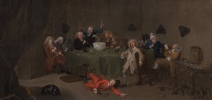 真夜中の現代の会話、ca。 1732年。 作： Unbekannt