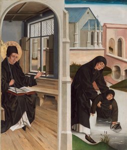 聖ベネディクトの奇跡、c。 1480年。 作： Unbekannt