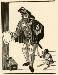 オールドロンドンのマウントバンク、1928年。 作： Unbekannt