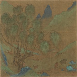 牧歌的な場面、1271-1368。
