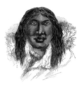 パタゴニア人、1848 作： Unbekannt