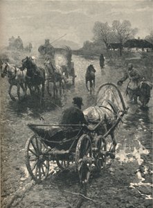 ポーランドの村：1886年11月 作： Unbekannt