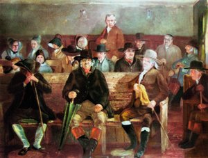 クエーカーの会合、1839 年 作： Unbekannt