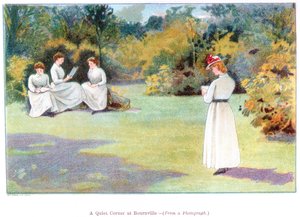 1892年にボーンビルにある静かなコーナー。 作： Unbekannt