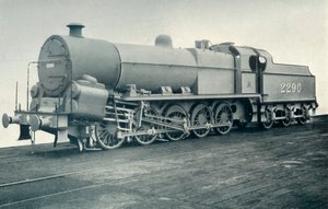 ミッドランドの目を見張る機関車、1922年。 作： Unbekannt