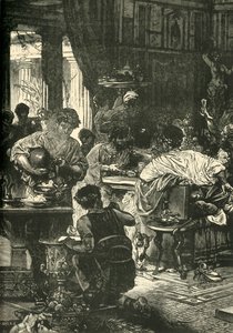 ローマの宴会、1890。 作： Unbekannt