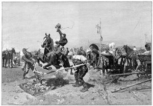 ロシアの馬見本市、1894 作： Unbekannt