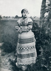 1912年の衣装を着たロシアの農民 作： Unbekannt