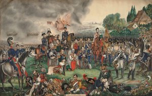 1813年10月18日の国家の戦いの後の神聖な瞬間 作： Unbekannt