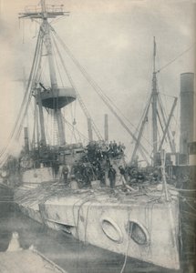サルベージの勝利。サルベージ牽引車、1908年、1936年に支援された巡洋艦グラディエーター 作： Unbekannt