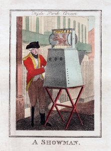 ショーマン、ハイドパークコーナー、ロンドン、1805 作： Unbekannt