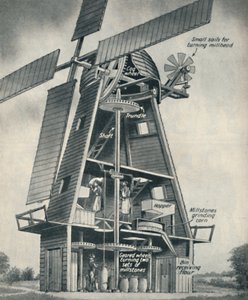 スチュアートデイズのスモック風車、c1934 作： Unbekannt