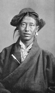 チベット人女性、c1910