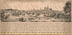 ヨーク市の眺め、c1770s。 作： Unbekannt