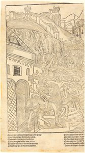さいころをすることに対する警告、c。 1500。 作： Unbekannt