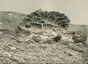 ウィンタークォーター付近の風化したケニテボールダー、c1908、1909。 作： Unbekannt