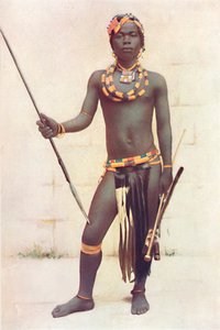 ズールー族の戦士、1912