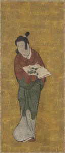 扇子を持つ少年 江戸時代・17世紀後半 作： Unbekannt