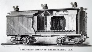冷蔵保存の冷蔵鉄道車両 作： Unbekannt