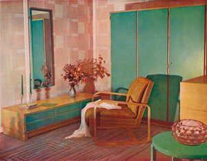ヘンリーストーンのショールームの一角とバンベリーの息子、1935 作： Unbekannt