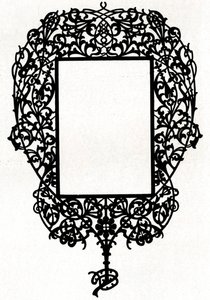 1898年のArmigerという名前の額縁のデザイン。 作： Unbekannt