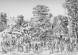 1590年、1904年、サザーク、ホースリーダウンでの祝祭 作： Unbekannt
