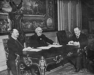 同盟国の金融会議、パリ、1915年。 作： Unbekannt