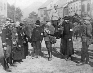 軍の牧師のグループ、第一次世界大戦、1914