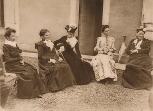 話している女性のグループ、1937 作： Unbekannt