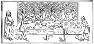 夕食の王、1910 作： Unbekannt