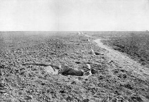1918年のフランスの歩兵のキツネ穴 作： Unbekannt