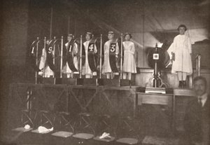 私の読者にとってラッキーな番号です。リオデイリーステートロトの抽選方法、1914年 作： Unbekannt