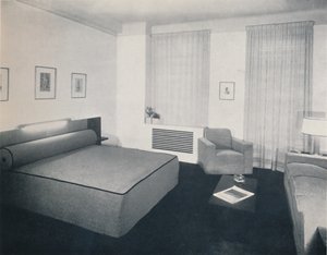 1936年、ニューヨークのロバートヘラーによって設計された男性用ベッドルーム 作： Unbekannt
