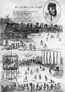 ジェームズサウザートンの記念品、19世紀1912年のクリケットの試合に貢献 作： Unbekannt