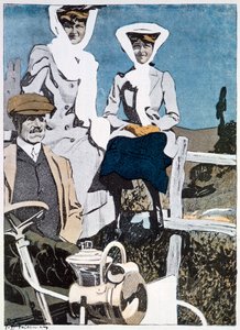 1907年6月10日、ドイツの雑誌Simplicissimusからのプリント 作： Unbekannt